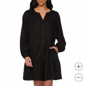 NWT Buffalo Long Sleeve Dress Black Size Large